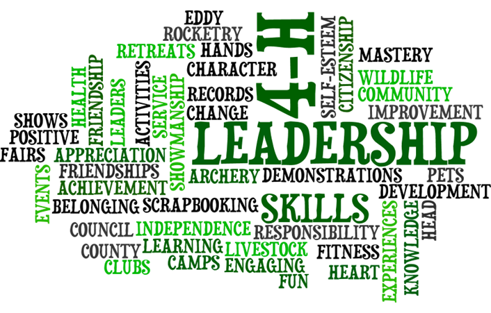 Image of words describing 4-H